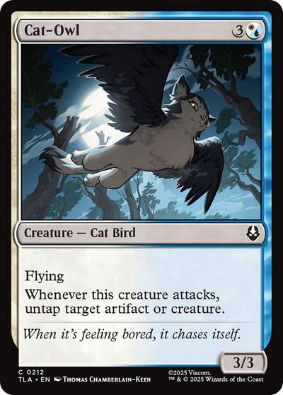 2025 Magic: Avatar: The Last Airbender (TLA) - Cat Owl (#212, Common)