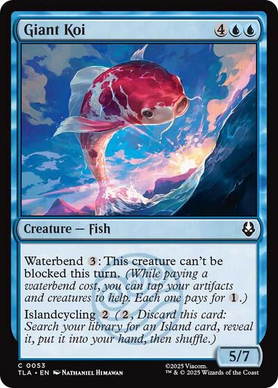 2025 Magic: Avatar: The Last Airbender (TLA) - Giant Koi (#53, Common)