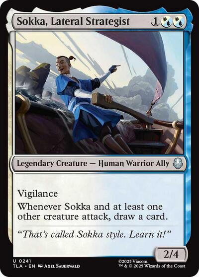 Sokka Lateral Strategist (TLA) #241 Uncommon Avatar: The Last Airbender Magic: 2025