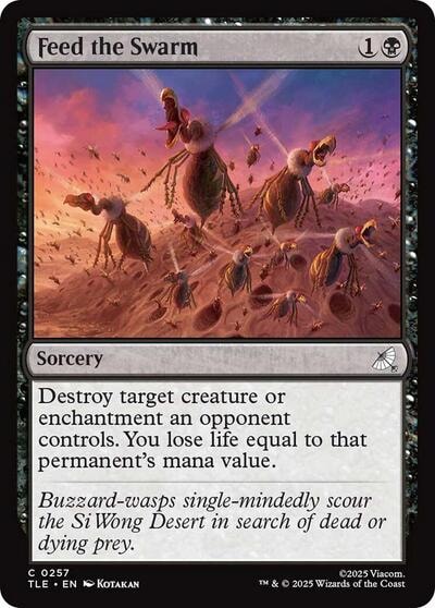 Feed the Swarm (TLE) #257 Common Avatar: The Last Airbender: Eternal-Legal Magic: The Gathering: 2025