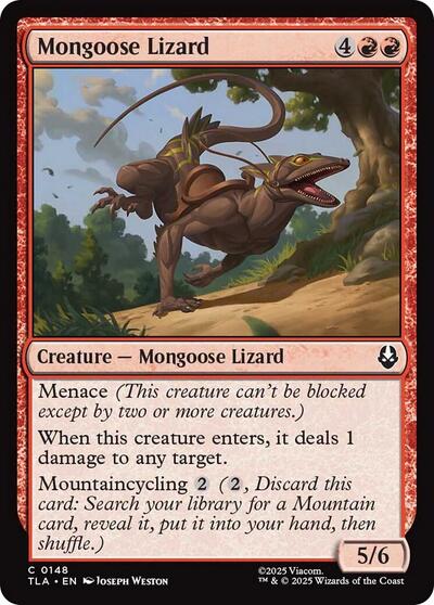 2025 Magic: Avatar: The Last Airbender (TLA) - Mongoose Lizard (#148, Common)