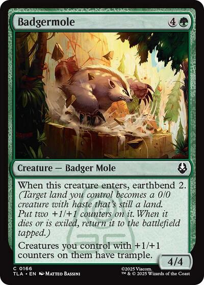 Badgermole (TLA) #166 Common Avatar: The Last Airbender Magic: 2025