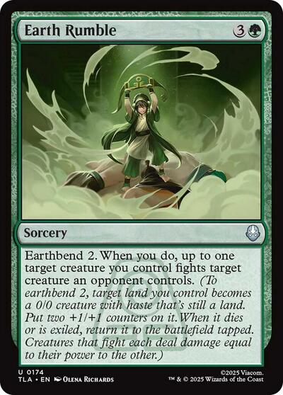 Earth Rumble (TLA) #174 Uncommon (Lightly Played) Avatar: The Last Airbender Magic: The Gathering: 2025