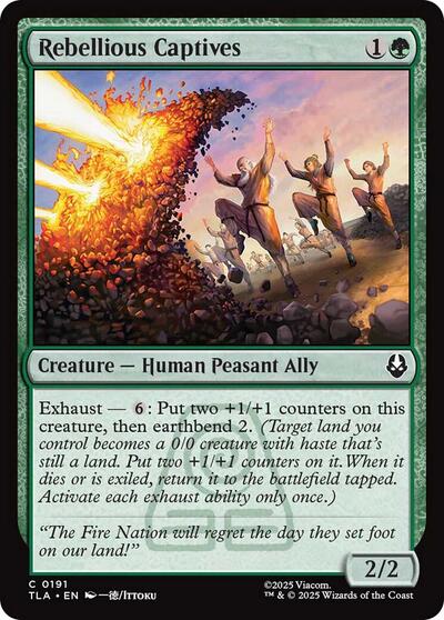 2025 Magic: Avatar: The Last Airbender (TLA) - Rebellious Captives (#191, Common)