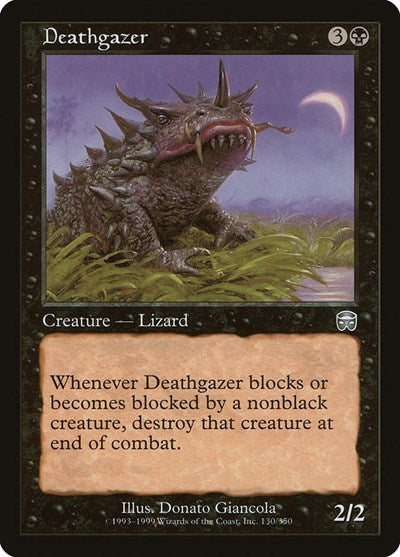Deathgazer (MMQ) #130 Uncommon (Lightly Played) Mercadian Masques Magic: The Gathering: 1999