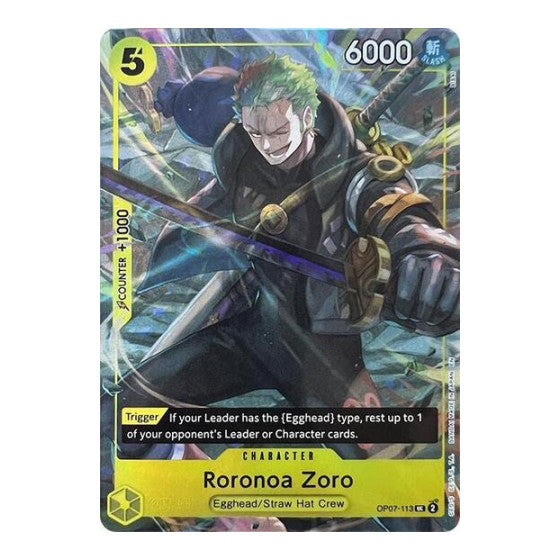 Roronoa Zoro (Illustration Box Vol.3) (OP-PR) #OP07-113 Uncommon (Foil Near Mint) One Piece Promotion Cards One Piece Card Game: 2022
