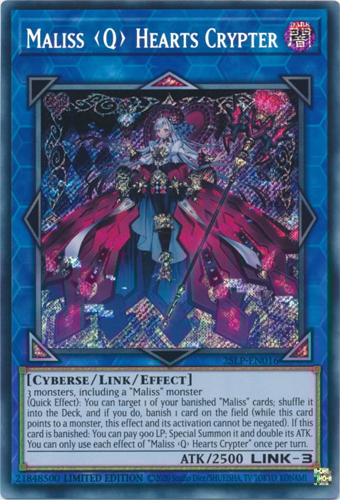Maliss Q Hearts Crypter (Secret Rare)