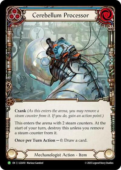 Cerebellum Processor - LGS410 (PR) #LGS410 Promo (Cold Foil Near Mint) Flesh and Blood: Promo Cards Flesh and Blood TCG: 2019