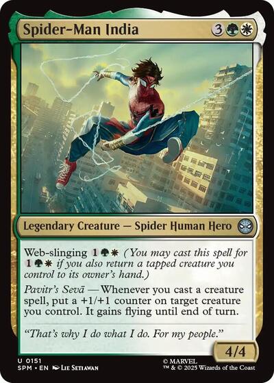Spider-Man India (SPM) #151 Uncommon Marvel's Spider-Man Magic: The Gathering: 2025