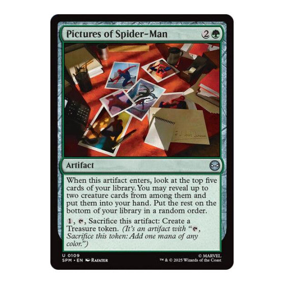 Pictures of Spider-Man (SPM) #109 Uncommon Marvel's Spider-Man Magic: The Gathering: 2025