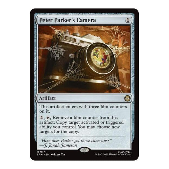 Peter Parker's Camera (SPM) #171 Rare (Near Mint) Marvel's Spider-Man Magic: The Gathering: 2025