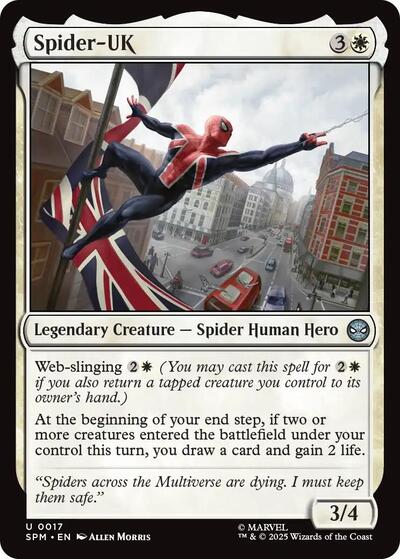 Spider-UK (SPM) #17 Uncommon (Lightly Played) Marvel's Spider-Man Magic: The Gathering: 2025