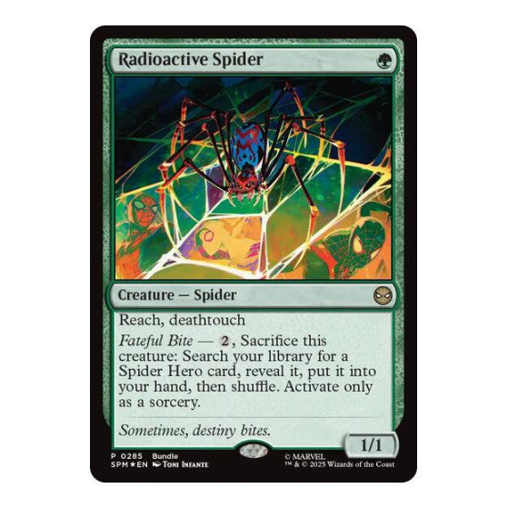 Radioactive Spider (UMP) #285 Promo (Foil Near Mint) Unique and Miscellaneous Promos Magic: The Gathering: 2026