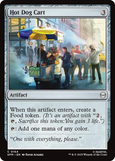 2025 Magic: Marvel's Spider-Man (SPM) - Hot Dog Cart (#164, Common) (Lightly Played)