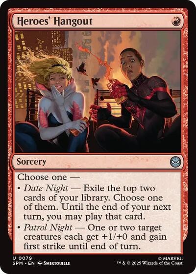 Heroes' Hangout (SPM) #79 Uncommon (Lightly Played) Marvel's Spider-Man Magic: The Gathering: 2025