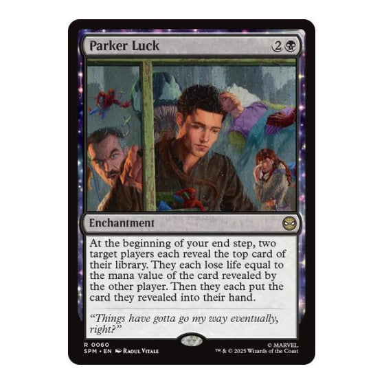 Parker Luck (SPM) #60 Rare Marvel's Spider-Man Magic: The Gathering: 2025