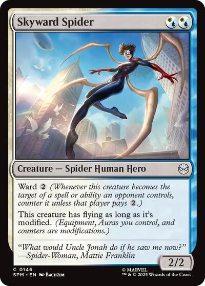 Skyward Spider (SPM) #146 Common (Lightly Played) Marvel's Spider-Man Magic: 2025
