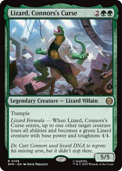 Lizard Connorss Curse (SPM) #106 Rare (Near Mint) Marvel's Spider-Man Magic: 2025