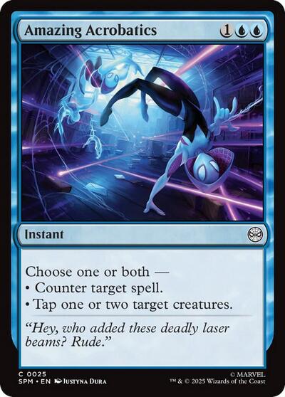 Amazing Acrobatics (SPM) #25 Common (Lightly Played) Marvel's Spider-Man Magic: The Gathering: 2025