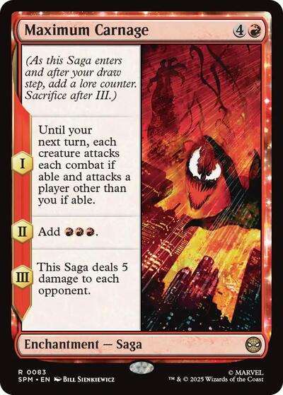 Maximum Carnage (SPM) #83 Rare (Near Mint) Marvel's Spider-Man Magic: 2025