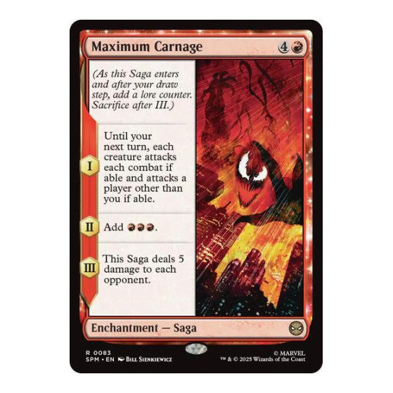 Maximum Carnage (SPM) #83 Rare Marvel's Spider-Man Magic: The Gathering: 2025