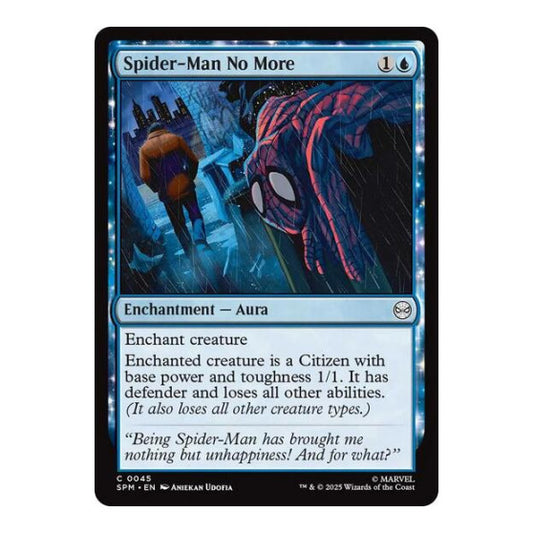 Spider-Man No More (SPM) #45 Common Marvel's Spider-Man Magic: The Gathering: 2025