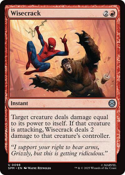 Wisecrack (SPM) #98 Uncommon (Lightly Played) Marvel's Spider-Man Magic: 2025
