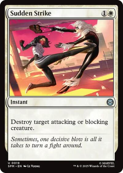 Sudden Strike (SPM) #19 Uncommon Marvel's Spider-Man Magic: The Gathering: 2025