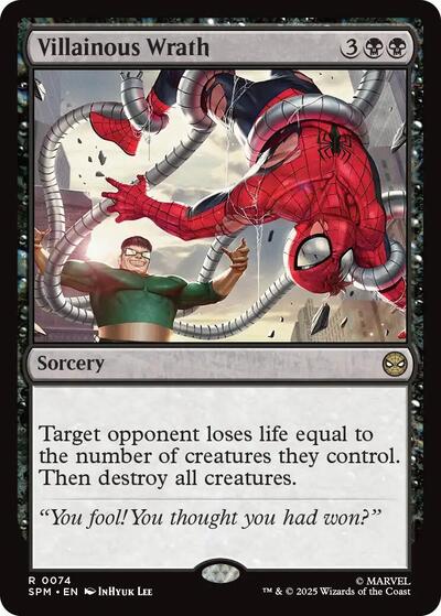 2025 Magic: Marvel's Spider-Man (SPM) - Villainous Wrath (#74, Rare)
