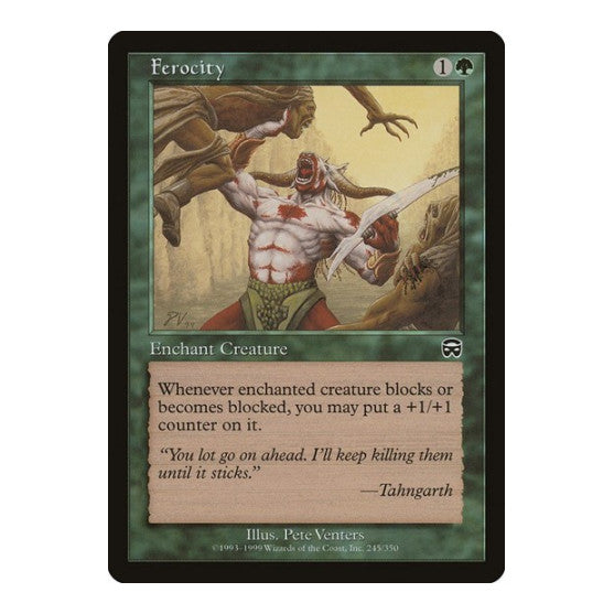 Ferocity (MMQ) #245 Common (Heavily Played) Mercadian Masques Magic: The Gathering: 1999