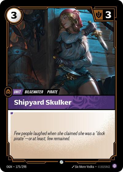 Shipyard Skulker (OGN) #175/298 Common (Near Mint) Origins Riftbound: League of Legends Trading Card Game: 2025