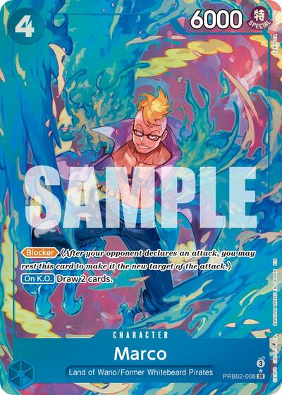 Marco Alternate Art (PRB-02) #PRB02-008 Secret Rare (Foil Near Mint) Premium Booster -The Best- Vol. 2 One Piece Card Game: 2025