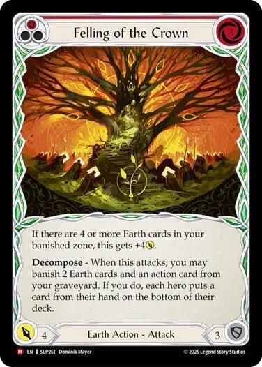 Felling of the Crown (SUP) #SUP261 Majestic (Near Mint) Super Slam Flesh and Blood TCG: 2025