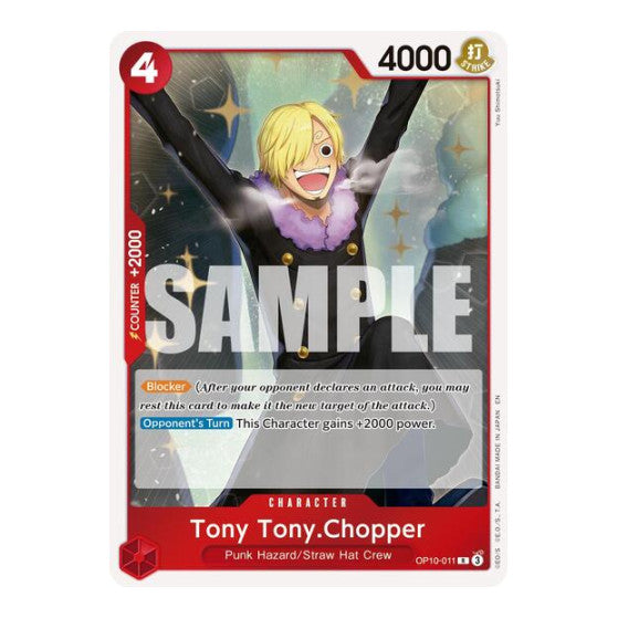 Tony Tony.Chopper (Reprint) (PRB-02) #OP10-011 Rare (Foil Near Mint) Premium Booster -The Best- Vol. 2 One Piece Card Game: 2025