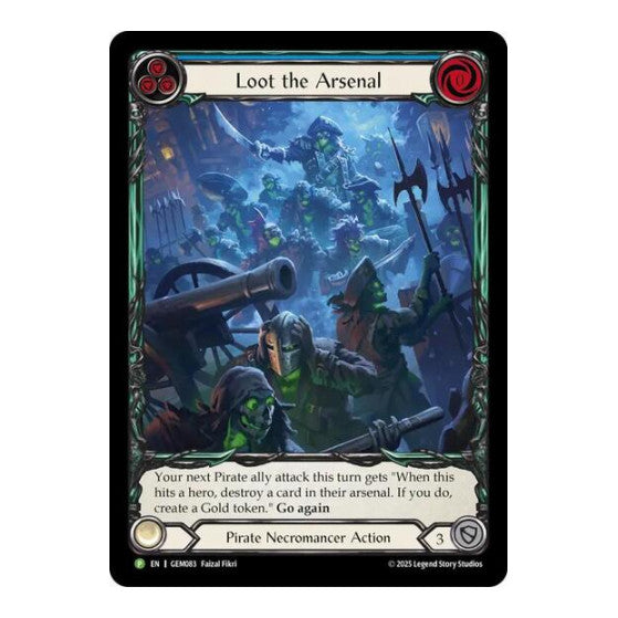 Loot the Arsenal (GEM) #GEM083 Promo (Lightly Played) GEM Pack 3 Flesh and Blood TCG: 2025