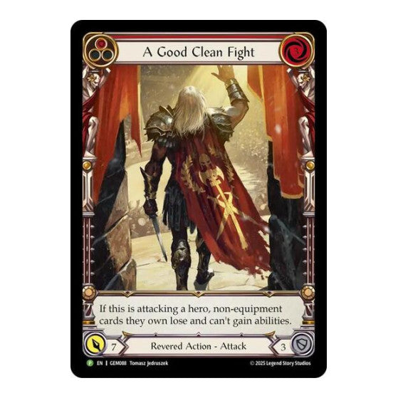 A Good Clean Fight (GEM) #GEM088 Promo (Lightly Played) GEM Pack 3 Flesh and Blood TCG: 2025