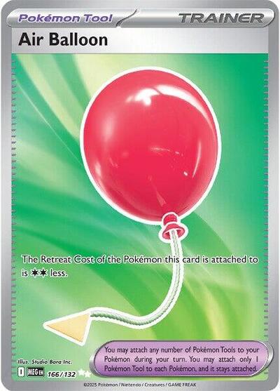 Air Balloon (MEG) #166/132 Ultra Rare (Holofoil Near Mint) ME01: Mega Evolution Pokemon: 2025