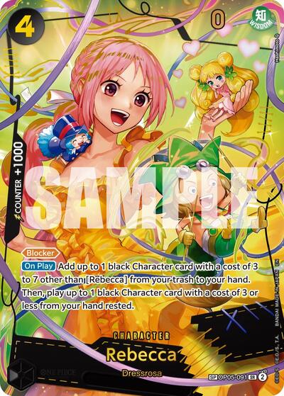 Rebecca SP (PRB-02) #OP05-091 Secret Rare (Foil Near Mint) Premium Booster -The Best- Vol. 2 One Piece Card Game: 2025