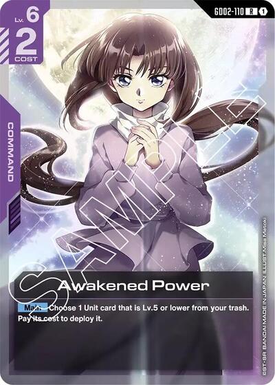 Awakened Power (GD02) #GD02-110 Rare (Holofoil Near Mint) Dual Impact Gundam Card Game: 2025