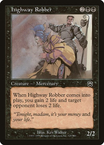 Highway Robber (MMQ) #139 Common (Lightly Played) Mercadian Masques Magic: The Gathering: 1999