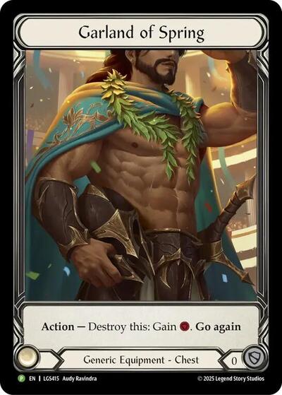 Garland of Spring LGS415 (PR) #LGS415 Promo (Cold Foil Near Mint) Flesh and Blood: Promo Cards Flesh & Blood TCG: 2019