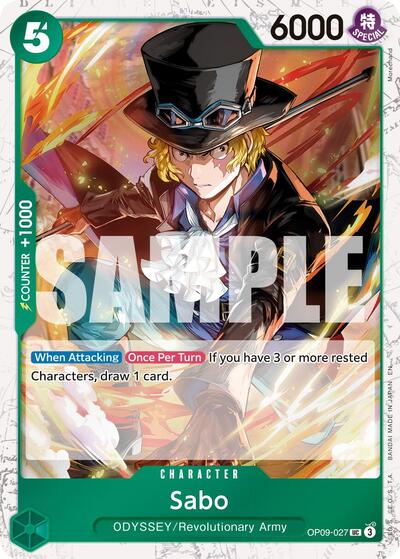 Sabo OP09 027 Pirate Foil (PRB-02) #OP09-027 Uncommon (Foil Near Mint) Premium Booster -The Best- Vol. 2 One Piece Card Game: 2025