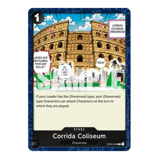Corrida Coliseum (Pirate Foil) (PRB-02) #OP04-096 Common (Foil Near Mint) Premium Booster -The Best- Vol. 2 One Piece Card Game: 2025