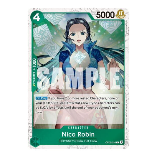 Nico Robin - OP09-033 (Pirate Foil) (PRB-02) #OP09-033 Common (Foil Near Mint) Premium Booster -The Best- Vol. 2 One Piece Card Game: 2025