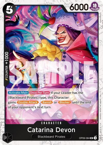 Catarina Devon Pirate Foil (PRB-02) #OP09-084 Uncommon (Foil Near Mint) Premium Booster -The Best- Vol. 2 One Piece Card Game: 2025