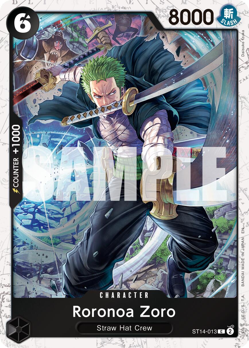 Roronoa Zoro - ST14-013 (Pirate Foil)