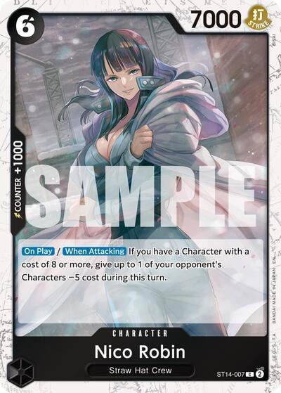 Nico Robin - ST14-007 (Pirate Foil) (PRB-02) #ST14-007 Common (Foil Near Mint) Premium Booster -The Best- Vol. 2 One Piece Card Game: 2025