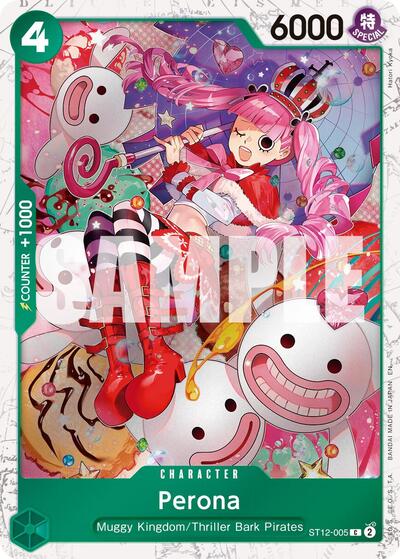Perona Pirate Foil (PRB-02) #ST12-005 Common (Foil Near Mint) Premium Booster -The Best- Vol. 2 One Piece Card Game: 2025