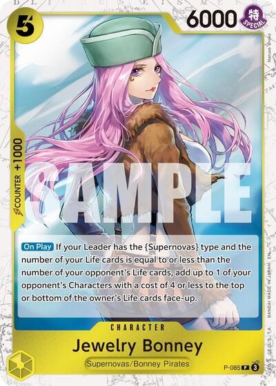 Jewelry Bonney P 085 Pirate Foil (PRB-02) #P-085 PR (Foil Near Mint) Premium Booster -The Best- Vol. 2 One Piece Card Game: 2025