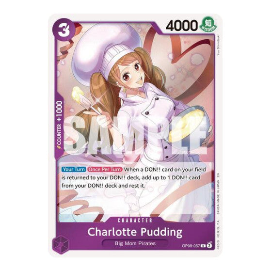 Charlotte Pudding - OP08-067 (Reprint) (PRB-02) #OP08-067 Rare (Foil Near Mint) Premium Booster -The Best- Vol. 2 One Piece Card Game: 2025